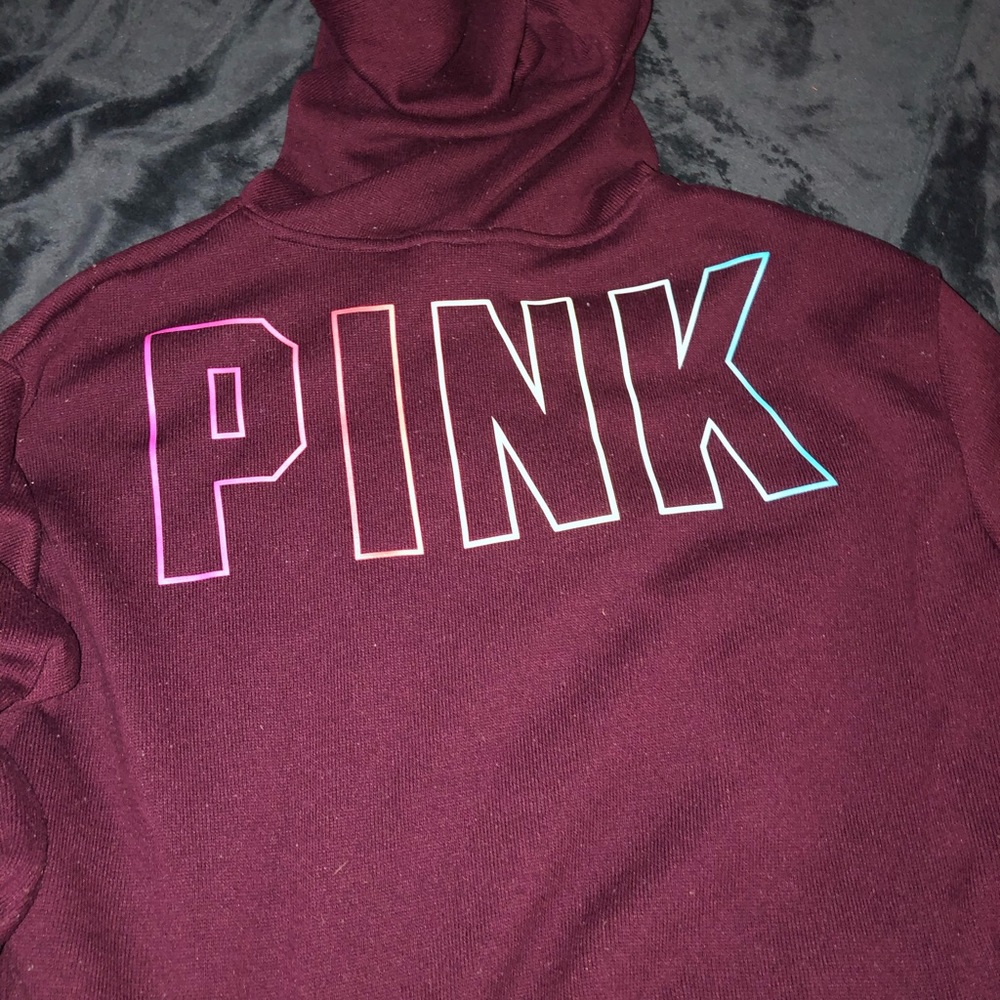victoria’s secret cropped hoodie